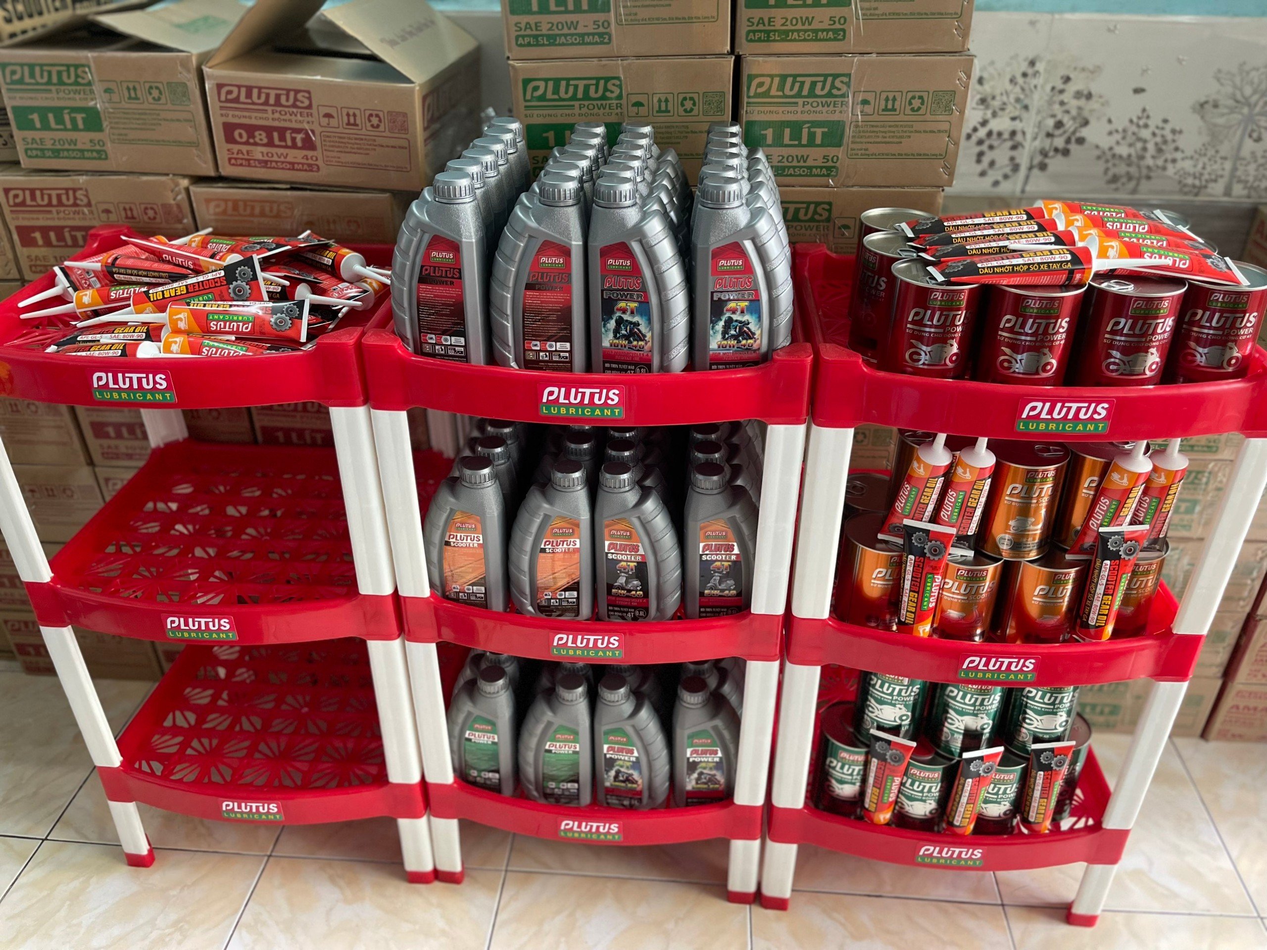 PLUTUS TÌM NHÀ PHÂN PHỐI DẦU NHỚT